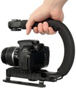 BKN DSLR Stabilizer Handheld Video Action Stabilizing Handle Grip C Shape Professional Vlogging for Smart Phones GoPro Canon Nikon Sony Panasonic Pentax Olympus Camera Camcorder - Image 7