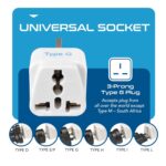Ceptics India to UK, UAE, Hong Kong & More (Type G) Travel Adapter Plug - CE Certified - Rohs Compliant (GP-7) (Component), White - Image 7
