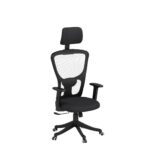 INNOWIN Jazz High Back Office Chair | Mesh Ergonomic Chair with Multi-Tilt Lock, Lumbar Support, Strong Nylon Base | Home & Office Seating (Black)| 3 Years Warranty - Image 5