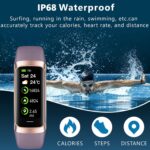 Fitness Tracker with Heart Rate/Blood Oxygen/Sleep Monitor, 20+ Sports Modes Smart Watches for Women/Men, Activity & Step Tracker Smart Watch for Android/iOS Phones (Bordeaux) - Image 5