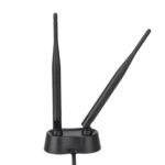 Eightwood 9dBi Dual Band WiFi Antenna 2.4GHz 5GHz RP-SMA WiFi Antennae Magnetic Base for PC Desktop Computer PCI PCIe WiFi Bluetooth Wireless Network Card WiFi 6 Router - Image 9