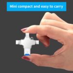 JTP Micro SD Card Reader 4 in 1 Memory Card Reader with Light-ning, Micro USB, USB A, Type-C Interface, Mini OTG Card Reader Compatible with iPhone, iPad, Android with, PC and More Devices - Image 4