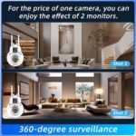 Pelupa | Mini 3MP Surveillance Wireless PTZ WiFi HD IP Camera | for Home Office Shop Indoor Outdoor Security Monitoring | Motion Detection | Night Vision | Two Way Audio - Image 4