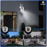 Pelupa | Mini 3MP Surveillance Wireless PTZ WiFi HD IP Camera | for Home Office Shop Indoor Outdoor Security Monitoring | Motion Detection | Night Vision | Two Way Audio - Image 6