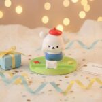 Kawaii Phone Stand – Cute Desk Ornament Universal Holder for All Smartphones & Tablets – Adorable Desktop Figurine for Office, Home, Gift (Artist Puppy) - Image 3
