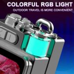 Portable Small Bluetooth Speaker with Touch Screen/HD Sound/LED Lights/Wireless Stereo Pairing/BT5.4, All In One Wireless Mini Speaker for Outdoor/Travel/Home/Shower/Party/Beach/Camping/Hiking - Image 8
