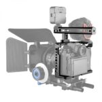 FocusFoto Camera Cage + Top Handle Grip Kit Video Filmmaking Stabilizer Rig Aluminium Alloy with Cold Shoe and 1/4" 3/8" Screw Mouting for Panasonic Lumix S1H S1R S1 - Image 5
