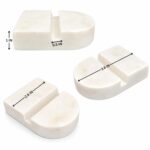 Natural White Marble Mobile Stand – Handcrafted Non-Slip Phone Holder for Desk, Bedside, Office – Elegant Smartphone Dock & Gift for Men, Women, Home & Office Décor. - Image 3