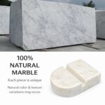 Natural White Marble Mobile Stand – Handcrafted Non-Slip Phone Holder for Desk, Bedside, Office – Elegant Smartphone Dock & Gift for Men, Women, Home & Office Décor. - Image 4