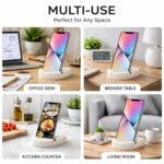 Natural White Marble Mobile Stand – Handcrafted Non-Slip Phone Holder for Desk, Bedside, Office – Elegant Smartphone Dock & Gift for Men, Women, Home & Office Décor. - Image 5