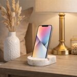 Natural White Marble Mobile Stand – Handcrafted Non-Slip Phone Holder for Desk, Bedside, Office – Elegant Smartphone Dock & Gift for Men, Women, Home & Office Décor. - Image 7