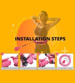 Smart Weighted Hula Hoop for Adults Weight Loss, Cardio Training Smart Weighted Hula Hoop Weight Loss 24 Detachable Knots Fitness & Massage (Pack of 1) - Image 8