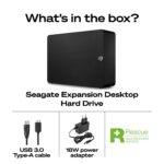 Seagate Expansion Desktop 26TB, External HDD - USB 3.0 for Windows and Mac with 3 yr Data Recovery Services, (STKP26000400) - Image 3