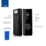 Kerr Smart Wireless Video Door Phone | IP66 Waterproof 1080p Night Vision 8m Detection | WiFi Ring Doorbell with Two Way intercom | Compatible with Alexa and Google asisstance. - Image 4
