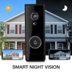 Kerr Smart Wireless Video Door Phone | IP66 Waterproof 1080p Night Vision 8m Detection | WiFi Ring Doorbell with Two Way intercom | Compatible with Alexa and Google asisstance. - Image 6