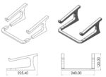 3D Printed Laptop Stand with Keyboard Storage | Ergonomic Desktop Riser for Better Viewing Angle | Space-Saving Desk Organizer for Laptop, Keyboard & Accessories - Image 4