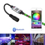 SP623E RGB Bluetooth LED Controller for 5050 2835 LED Strip DC 5-24V App Control Music Sync Wireless Smart LED 2A per Channel 4 Pin Black - Image 4
