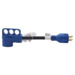 30 Amp to 30 Amp 125/250W RV Adapter d Power Line Adapter for Cam r, RV, Trailer Handle Electrical Adapter Female - Image 3