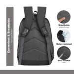 FIREHORSE Durable Laptop Backpack for Men & Women | Best for Office, School, College & Travel | Spacious & Sturdy with PU material | Water resistant | Padded Laptop compartment - Image 9