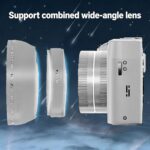 5K WiFi Digital Camera, 18x Zoom 75MP Dual Lens Vlogging Camera with 8 Modes, Flash & Microphone, for Selfie Home Photography (White) - Image 8