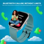 GameSir H9 Smartwatch – Big Display | Bluetooth Calling | Heart Rate & SpO2 Monitor | 100+ Sports Modes | Long Battery | IP68 Waterproof | TFT Display | Design for Men & Women (Sky Blue) - Image 4