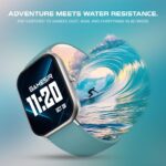 GameSir H9 Smartwatch – Big Display | Bluetooth Calling | Heart Rate & SpO2 Monitor | 100+ Sports Modes | Long Battery | IP68 Waterproof | TFT Display | Design for Men & Women (Sky Blue) - Image 5