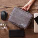 DEVADITYA Electronics Gadget/Accessories Organizer Bag, Universal Travel Bag for Cables, Power Bank, Adapter and More. Adjustable Size Fits Pads, Hard Disk, Camera Battery and Many More - Image 3