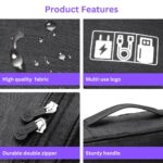 DEVADITYA Electronics Gadget/Accessories Organizer Bag, Universal Travel Bag for Cables, Power Bank, Adapter and More. Adjustable Size Fits Pads, Hard Disk, Camera Battery and Many More - Image 5