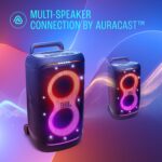 JBL Partybox 520 Wireless Bluetooth Party Speaker, Electrifying AI Sound Boost, Upto 15Hrs Playtime, Replaceable Battery, Multispeaker Connection by Auracast-, PartyBox App-Black - Image 5