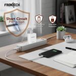 Frontech 44W Flash Charger | USB to Type-C Fast Charging | Smart Chip Protection | 1M Type-C Cable Included | Universal Compatibility (MCH-0027) - Image 6