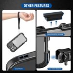 NEEWER 16 Pro Cage, Quick Release Video Rig Phone Stabilizer Compatible with iPhone 16 Pro with 67mm Filter Adapter, 17mm Lens Backplate, T Mount Lens Adapter Compatible with Moment, PA073 - Image 5