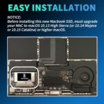 256GB SSD for Upgrade MacBook Pro A1708 Retina 13" 2016-2017, Internal Solid State Drive PCIe NVMe Gen3.0x4 - Image 5