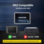 Gigastone 【NAS Certified】 High Endurance 4TB SSD– for Gaming/PC/Laptop/NAS SSD 24/7 Reliable 2.5" SATA Internal Solid State Drives RAID Data Storage 2.5 inches SATA 3.0 - Image 3