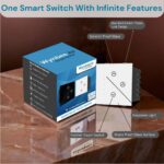 Air FAN Relay Wifi Smart Touch Switch With Fan Module & Fan Speed Control, No Hub Required, Retrofit, Compatible with Alexa, Google Home & Wynbee Smart Home App (White) - Image 5