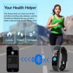 Smart Fitness D-115 Watch for Realme 6 / Realme6 Original Sports Touchscreen Smart Watch Bluetooth 1.3" Smart Watch LED with Daily Activity Tracker, Heart Rate H Sleep Monitorer (D-115) - Image 5