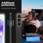 Spigen Rugged Armor | Samsung Galaxy A55 5G Case [Air Cushion Protection] [Flexible] Galaxy A55 5G Back Cover | TPU - Matte Black - Image 6