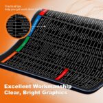 Keyboard Shortcut Mouse Pad, Office/Excel/Word/PPT Shortcuts Cheat Sheet Mat, Quick Key Super Large Anti-Slip Keyboard Pad wit Clear Shortcut Key Patterns(31.5 * 11.8in) - Image 5