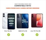 AIBEX ® Compatible for Vivo T5X 5G / Vivo Y51 Pro 5G / iQOO Z11X 5G Flip Cover Leather Finish | Inside TPU with Card Pockets | Wallet Stand | Complete Protection Flip Case Blue - Image 3