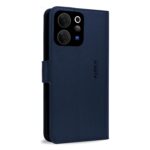 AIBEX ® Compatible for Vivo T5X 5G / Vivo Y51 Pro 5G / iQOO Z11X 5G Flip Cover Leather Finish | Inside TPU with Card Pockets | Wallet Stand | Complete Protection Flip Case Blue - Image 4