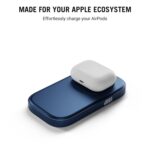 DailyObjects Loop Qi2 Certified 5000 Mah Mag-Safe Compatible Aluminium Wireless Power Bank|Fast Charging| Compatible with Samsung/OnePlus/iPhone 12/13/14/15/16/Pro Max | Pocket Size - Blue - Image 6