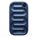 DailyObjects Loop Qi2 Certified 5000 Mah Mag-Safe Compatible Aluminium Wireless Power Bank|Fast Charging| Compatible with Samsung/OnePlus/iPhone 12/13/14/15/16/Pro Max | Pocket Size - Blue - Image 9