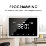WiFi Smart Thermostat Smart Heating Radiator Thermostat Voice App Control Digital Programmable Thermostat Indoor Constant Temperature Controller Freezing Backlit LCD Display - Image 5