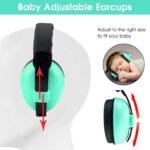 SNOWIE SOFT® Ear Muffs for Kids Baby Hearing Protection Earmuffs for Baby Sleep Flight Travel, Baby Ear Protection Noise Canceling Headphones for Baby Toddler Kids 0-3 Years (Green) - Image 3