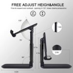 Premium Smart Foldable Mobile Stand for All Smartphones & Tablets | Adjustable, Portable, and Sturdy Desk Mount for Hands-Free Viewing, Video Calling, and Reading - Image 3