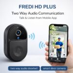 FREDI HD Plus WiFi Video Doorbell Camera with USB Chime | 1080P Full HD | Two Way Audio | Motion Detection | Rechargeable Battery (1–2 Days Backup) | 32GB SD Card Support | iWFCAM Mobile Application - Image 4