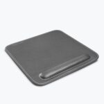 CLADD INTERNATIONAL Vegan Leather Mousepad with Wrist Rest Ergonomic | Cushion Foam Support & Pain Relief | Mouse Pad Stitched Edge | Home Computer | Office Laptop | Non-Slip Hard Base | Grey - Image 6