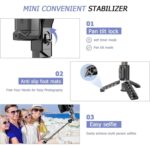 360° Smart Shooting Gimbal with Face & Object Tracking,Auto-Rotation Tripod Stand, Rechargeable Battery & Glowing Lights, Ideal for Vlogging, Live Streaming & Video Calls (KM01) - Image 6