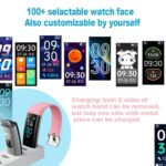 Fitness Tracker with Blood Pressure Heart Rate Oxygen Monitor, Activity Sleep & Temperature Smart Watch IP68 Waterproof Pedometer Step Counter for Kids Man Women S5 - Image 5