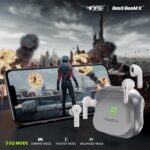 ACwO DwOTS Fire India's First in-Ear + Half-in-in Ear Earbuds in one case, 3+3 EQ Modes, Wireless Charging Enabled, AI-ENC with Quad Mic (Cosmic Silver) - Image 5