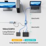 MT-VIKI 1000Mbps High Speed 1 to 3 Ethernet Splitter Adapter Dual RJ45 Gigabit Splitter Adapter for Cat5/5e/6/7/8 Cable [3 Devices Simultaneously Networked] - Image 5